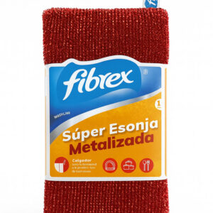 Super Esponja Metalizada Roja